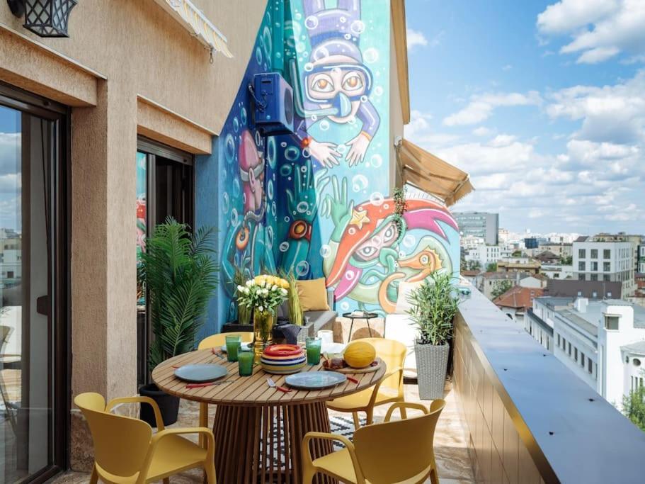 ブカレストTerrasse Des Plongeursアパートメント エクステリア 写真